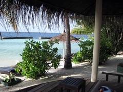 Terrassenausblick