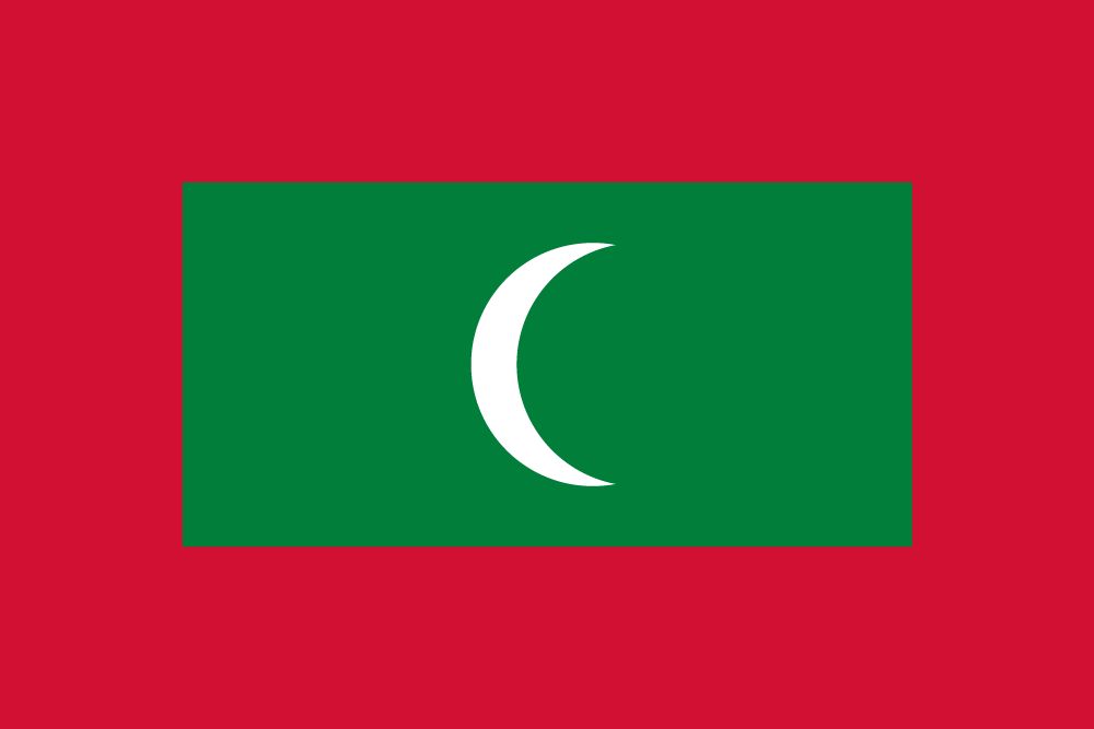 Flagge der Malediven